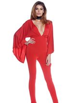 Adult Sent From Heaven Women Jumpsuit Red