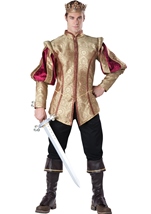 Adult Renaissance Prince Men Royal Costume 