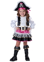 Pirate Girl Deluxe Toddler Costume