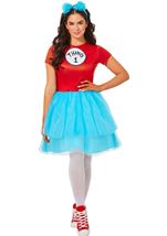 Adult Dr Suess Thing Women Costume