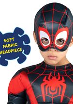 Kids Miles Morales Black And Red Toddler Boys Costume