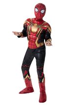 Kids Spider Man Boys Integrated Qualux Costume