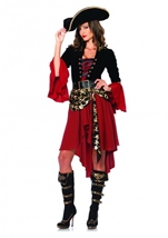 Cruel Seas Captain Women Pirate Costume