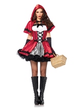Adult Gothic Red Riding Hood Women Costume