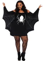 Plus Size Jersey Spiderweb Dress Women Costume