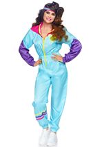 Awesome 80s Track Suit Women Costume