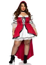 Adult Plus Size Storybook Red Riding Hood Women Costume