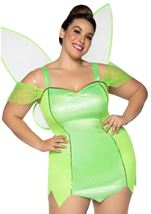 Adult Plus Size Pretty Pixie Women Fairy Costume