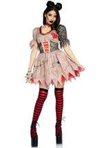 Deadly Voodoo Doll Women Scary Costume