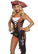 Adult Sultry Swashbuckler Women Pirate Costume