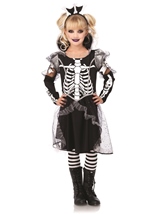 Skeleton Princess Girls Costume