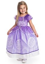 Kids Purple Amulet Girls Princess Costume