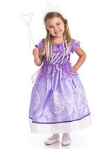 Kids Purple Amulet Girls Princess Costume