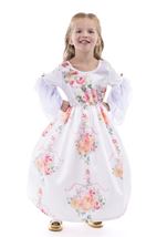 White Floral Beauty Girls Costume