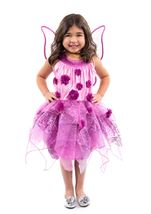 Purple Blossom Fairy Girls Costume
