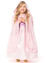 Kids Girls Pink Costume Cloak