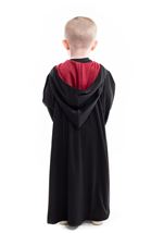 Kids Red Hooded Wizard Unisex Robe