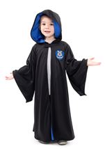 Kids Blue Hooded Wizard Unisex Robe