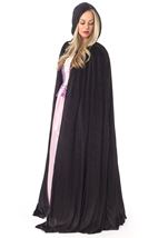 Velvet Full Length Black Cloak