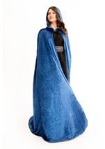 Adult Long Velvet Midnight Blue Cloak