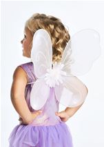 Kids White Fairy Girls Wings