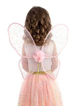 Kids Pink Shimmer Fairy Girls Wings