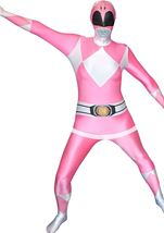 Adult Pink Power Ranger Morphsuit Women Costume