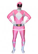 Adult Pink Power Ranger Morphsuit Women Costume