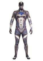 Adult Movie Black Power Ranger Morphsuit Men Costume