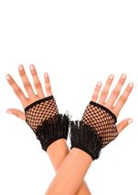 Mini Diamond Net Woman Gloves