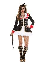 Adult Cute Captain Woman Pirate Costume