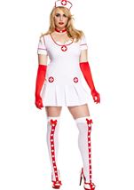 Naughty Nurse Plus Woman Costume