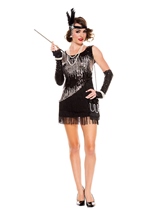 Adult Fearless Flapper Black Woman Costume