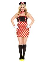 Adult Plus Size Darling Mouse Women Costume