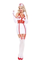 Adult Caged Nurse Women Costume