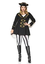 Plus Size High Class Pirate Women Costume