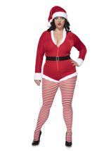 Adult Stunning Christmas Santa Plus Size Women Costume