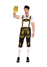 German Beer Men Costume Black