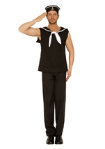 Sailor Black White Men Costume