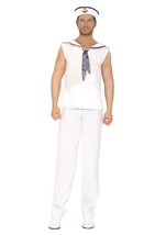 Sailor Men Navy White Costume
