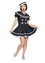 Adult Pinup Captain Women Sailor Costume
