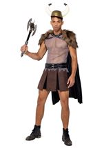 Adult Valiant Viking Warrior Men Costume