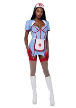 Retro Nurse Women Costume