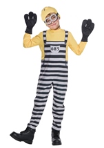 Kids Jail Minion Tom Boys Costume