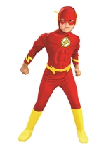 Flash Muscle Chest Boys Costume