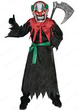 Scary Crazy Clown Kids Costume