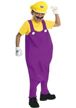 Super Mario Wario Boys Costume 