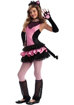Black Kitty Tween Girls Costume