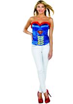 Supergirl Women Corset Costume