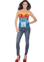 Wonder Woman Corset  Costume